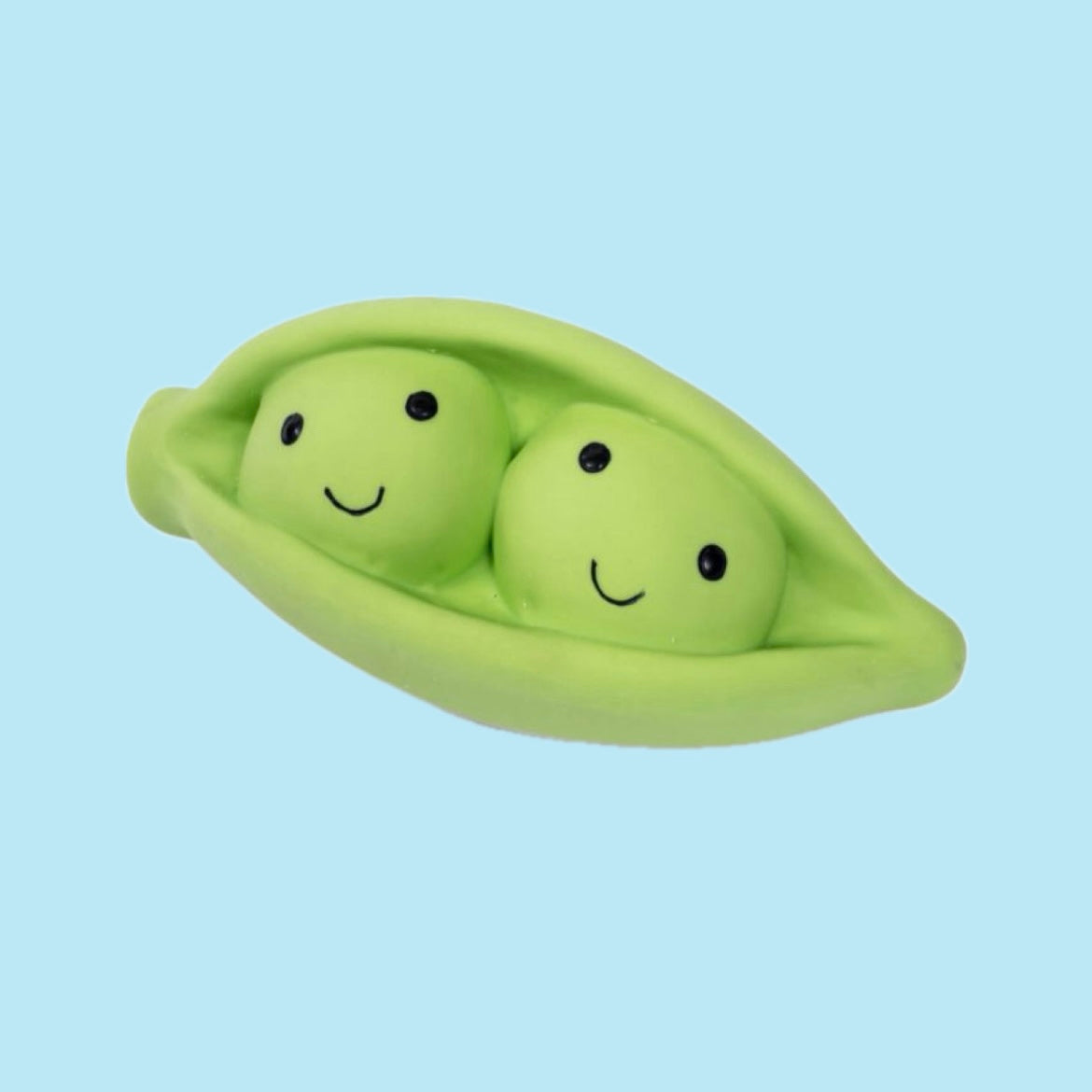 Two peas in a pod food face toy