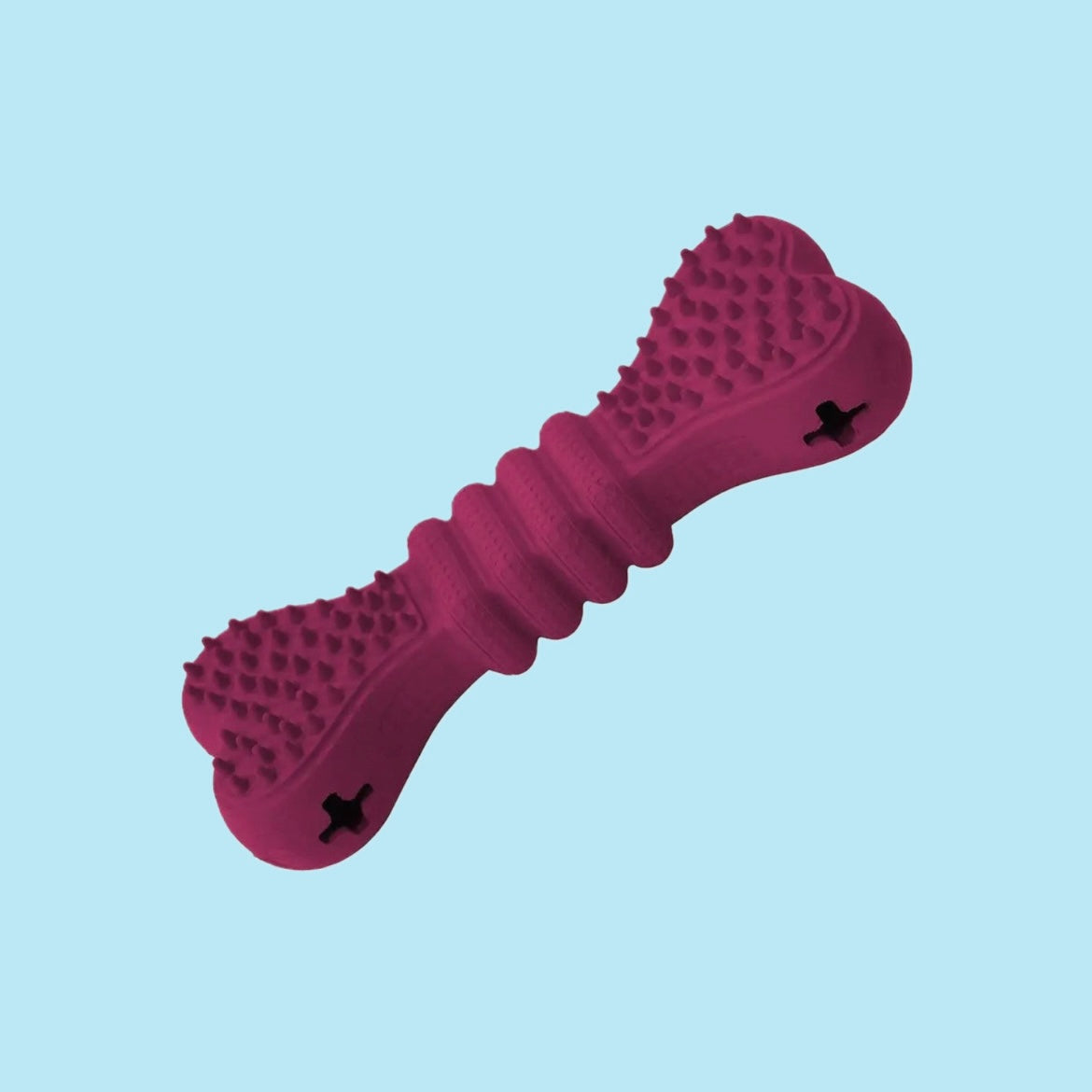 Rubber dog bone