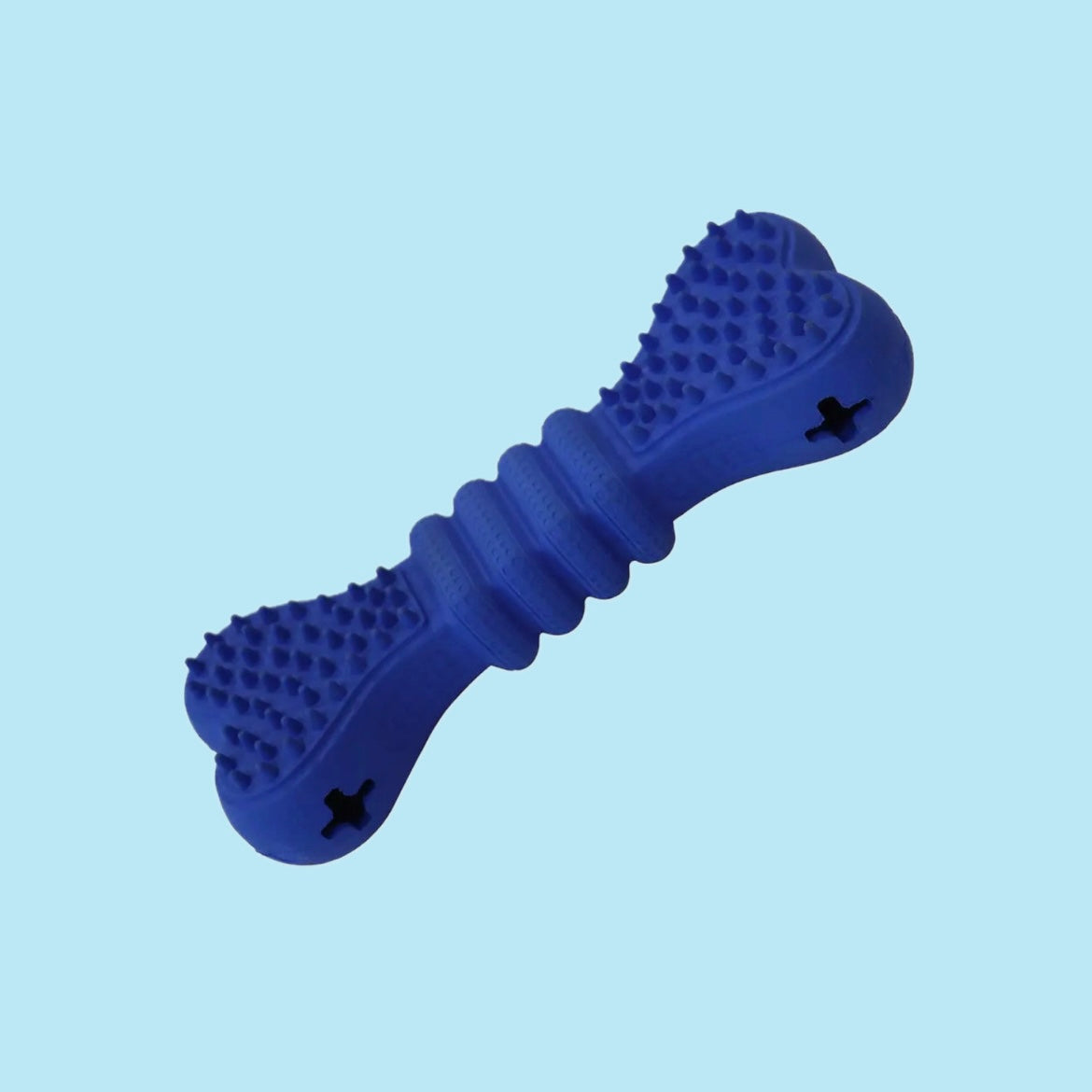 Rubber dog bone