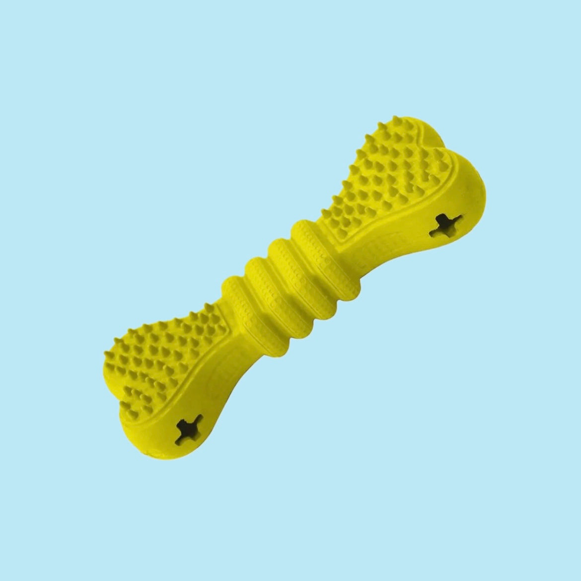 Rubber dog bone