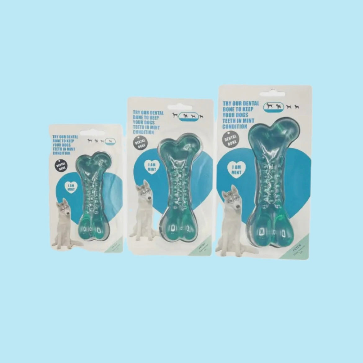 Large Carded Minty long lasting dog chew