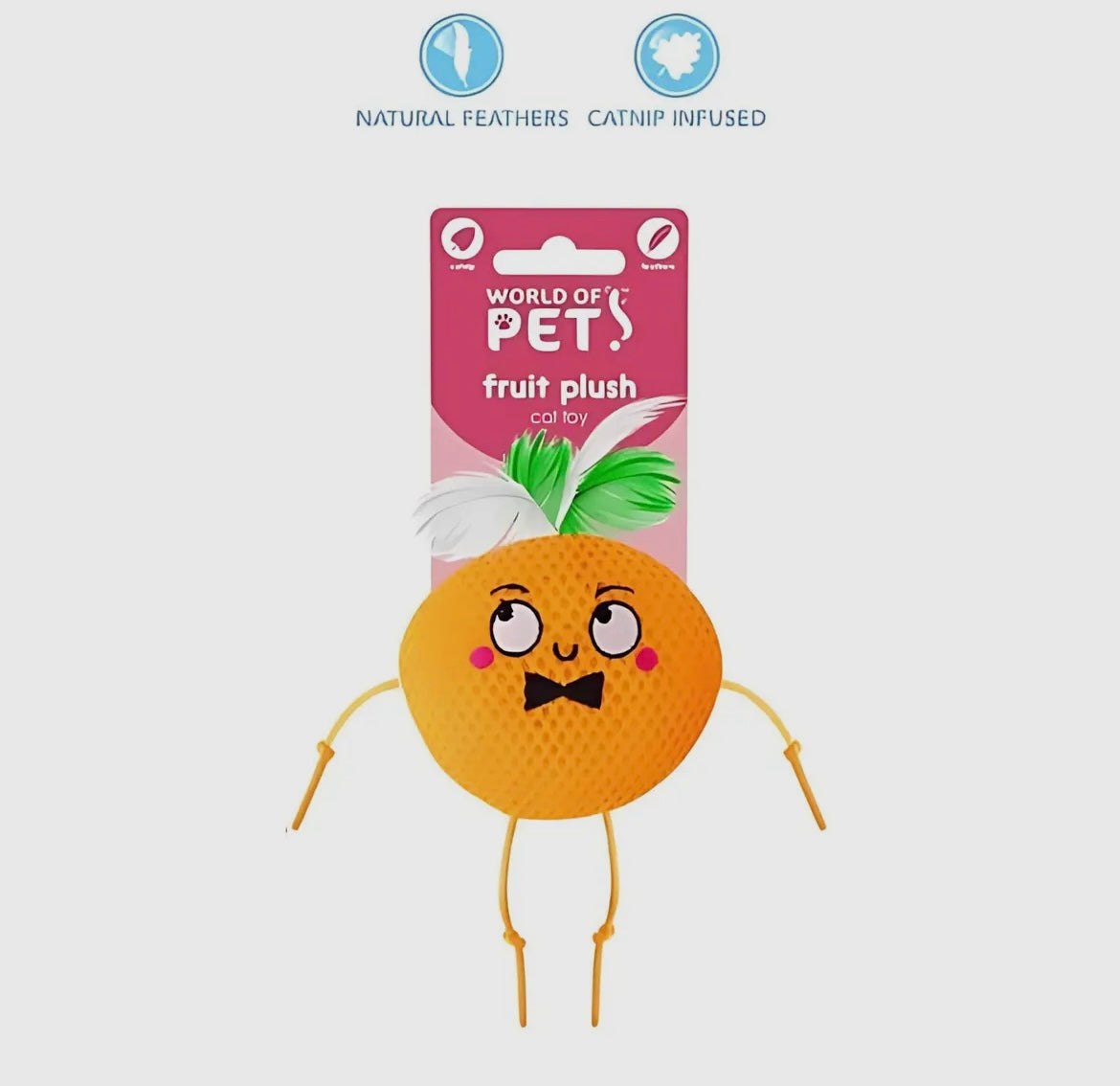 Mesh fruit cat toy
