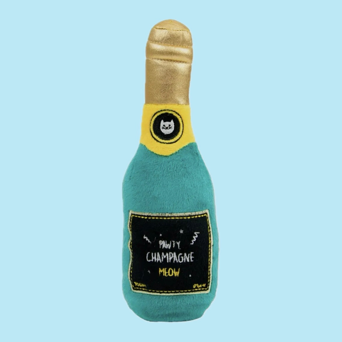 Pawty champagne toy for cats