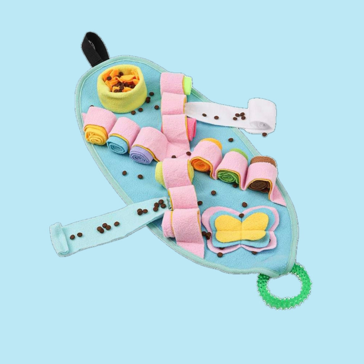 Skateboard snuffle mat