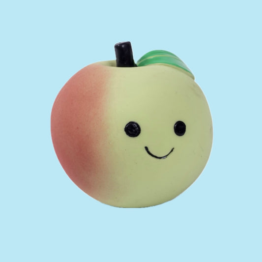 Large apple food face toy