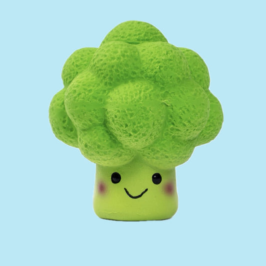 Large broccoli food face toy