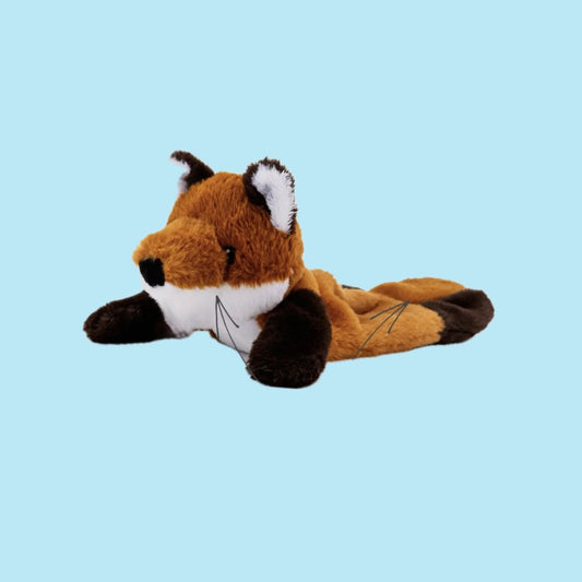 Crinkle fox plush toy