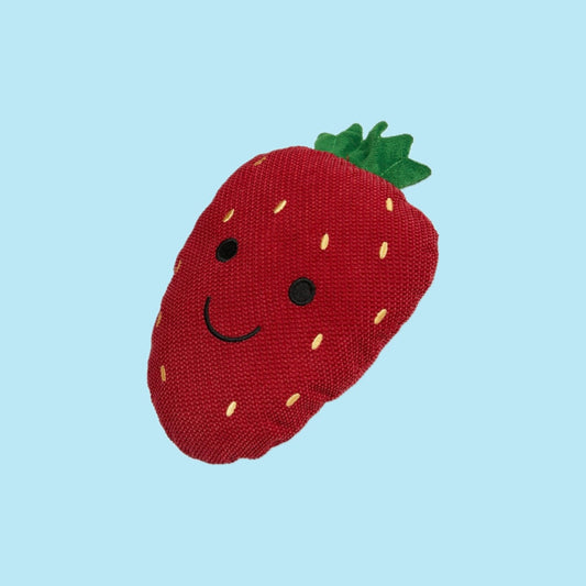 Sophie the strawberry cat toy