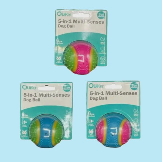 Multi senses dog ball