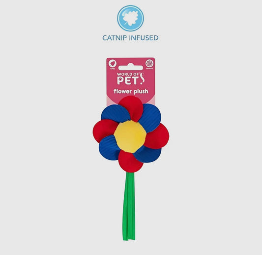 Flower catnip toy