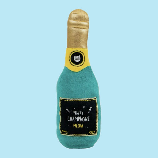 Pawty champagne toy for cats