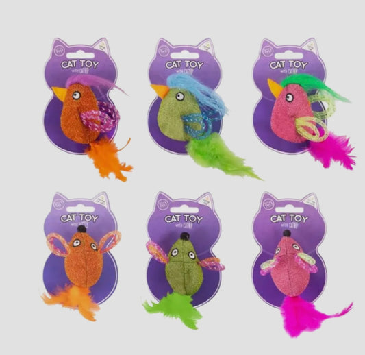 Mouse or bird catnip toy