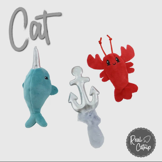 Sea creatures cat toy