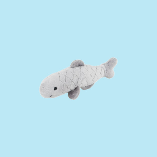 Smokey the sardine cat toy