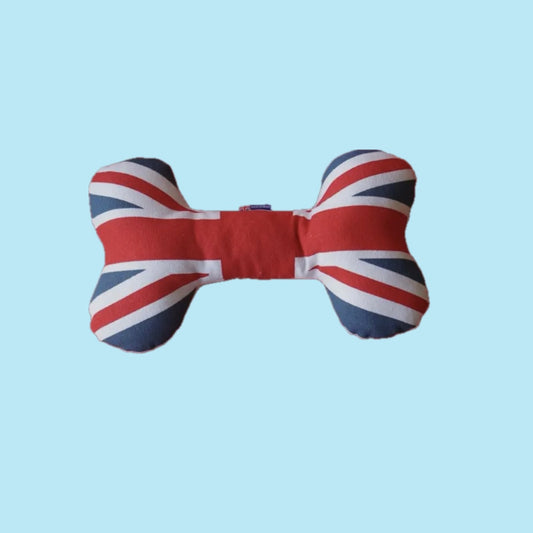 Union Jack plush bone
