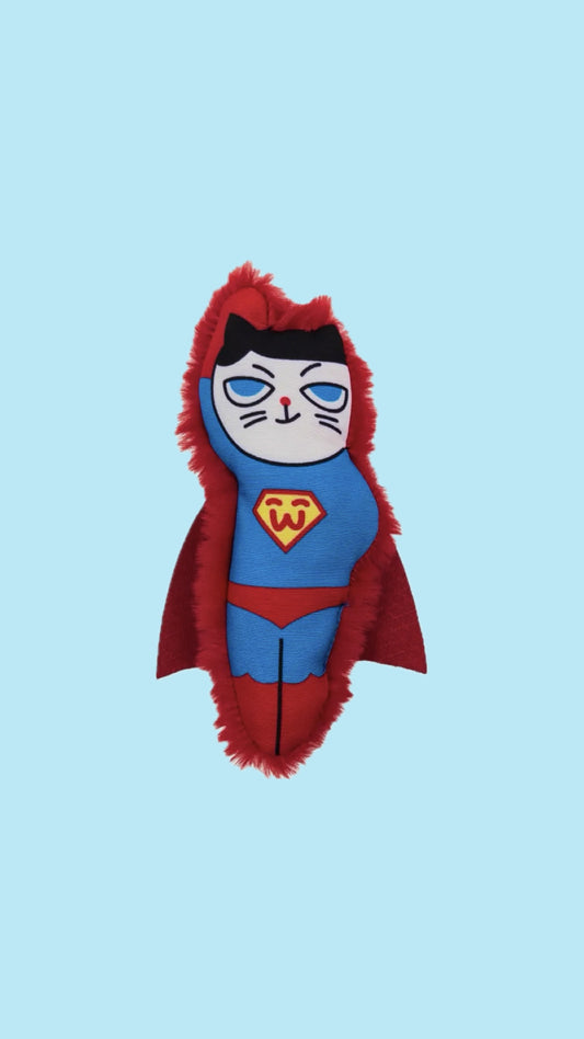 SuperMeow plush cat toy
