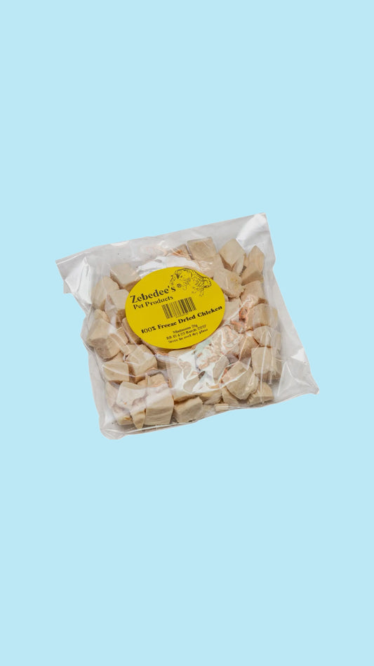 Freeze dried chicken breast